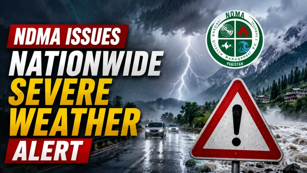 NDMA Issues Severe Weather Warning for Multiple Regions of Pakistan