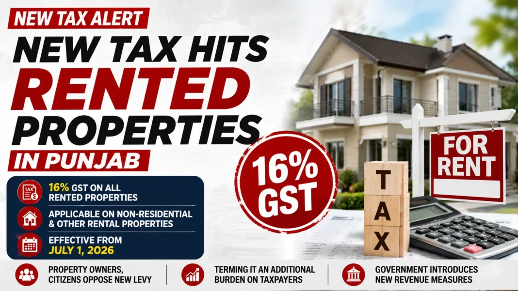 Punjab Imposes New Tax on Rented Properties Starting July 2026
