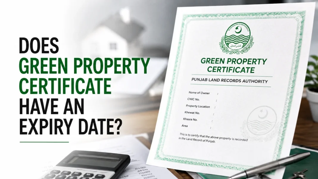 Does Punjab Green Property Certificate