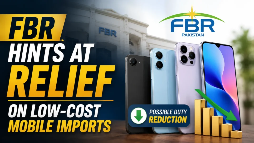 FBR Signals Possible Tax Relief for Low-Cost Imported Mobile Phones