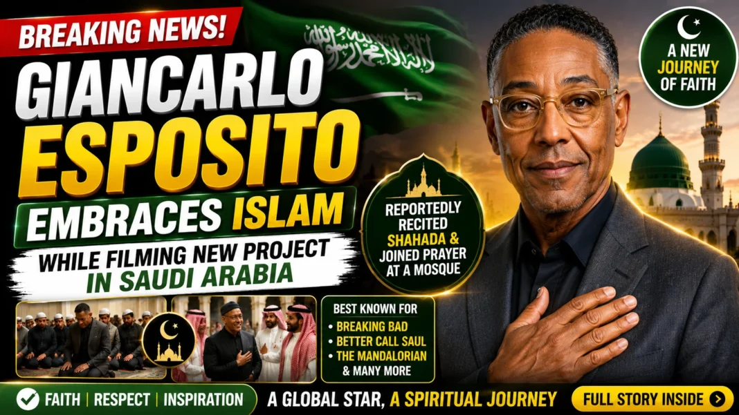 Reports Claim Actor Giancarlo Esposito Embraced Islam During Saudi Arabia Visit Reports Claim Actor Giancarlo Esposito Embraced Islam During Saudi Arabia Visit