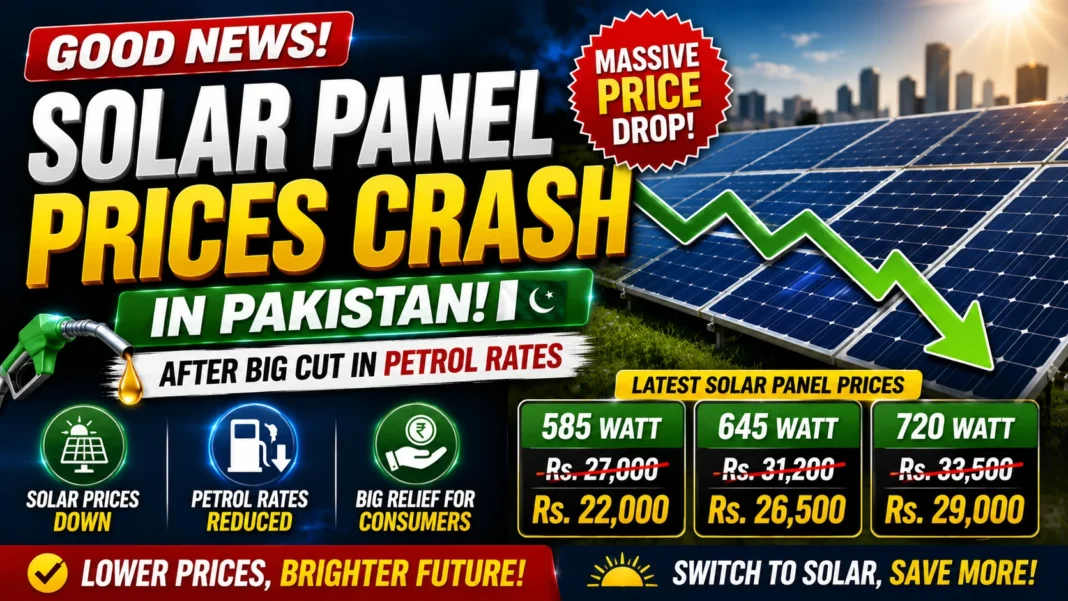 Solar Panel Prices Drop Across Pakistan After Major Fuel Price Reduction Solar Panel Prices Drop Across Pakistan After Major Fuel Price Reduction